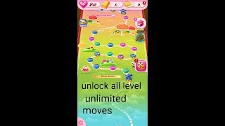 Candy crush saga unlimited move unlock All levels mod and heck