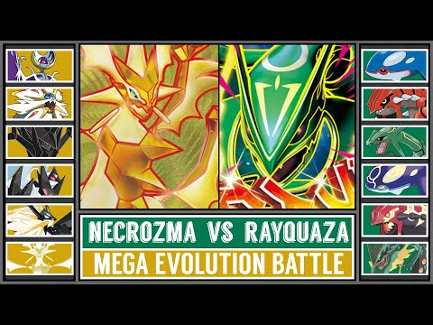 ULTRA NECROZMA vs MEGA RAYQUAZA | Ultimate Legendary Pokémon Battle
