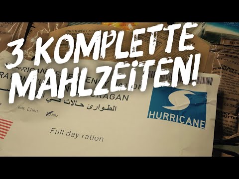 Emergency rations after natural disasters | Hurricane Emergency Ration | MRE Review