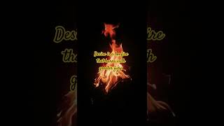 Desire is a bonfire that burns with greater fury #love #music