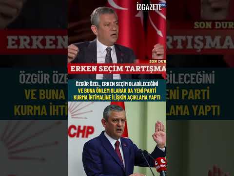 Özgür Özel, olası bir erken seçimde yeni parti kurma ihtimaline ilişkin açıklama yaptı #özgürözel