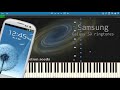 Samsung Galaxy S3 Ringtones In Synthesia Piano Tutorial