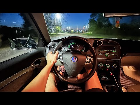 Thumbnail for 2008 Saab 9-3 2.0 turbo (Manual) - Night POV Driving