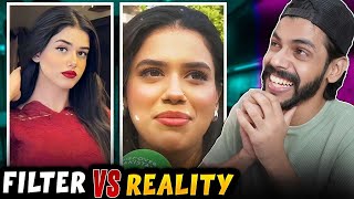 Tiktoker ALINA AMIR Filter Vs Reality 😂