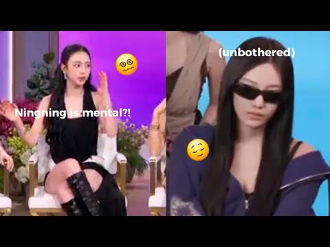 Ningning Being a Menace to Society for 3 Minutes Straight 😭😂
