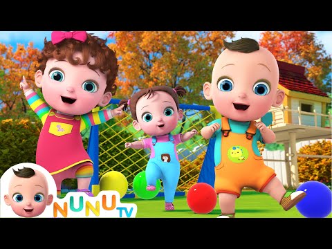 Color Balls To The Basket + More Kids Songs | NuNu Tv Nursery rhymes
