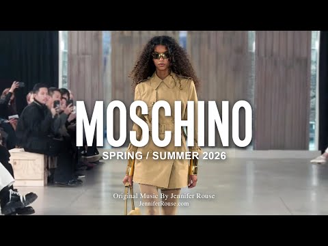 MOSCHINO Spring / Summer 2026 Runway Show | Milan Fashion Week | Original Music by Jennifer Rouse
