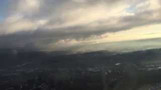 preview picture of video 'Alaska 737 takeoff from SeaTac climbing through clouds'