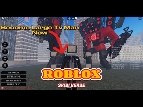 How to get LARGE TVMAN MORPH in SKIBIVERSE ROBLOX (Large Tv Man Technology Quest)