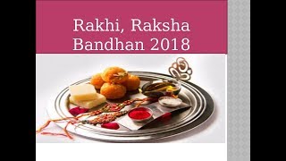 2018 Raksha Bandhan Date II 2018 रक्षा बंधन तारीख व समय II রাখী বন্ধন তারিখ এবং সময় 2018