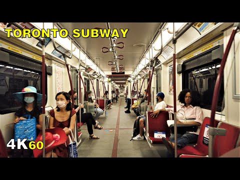 Toronto Subway Station Tour & Ride - Finch &  North York Centre [4K]