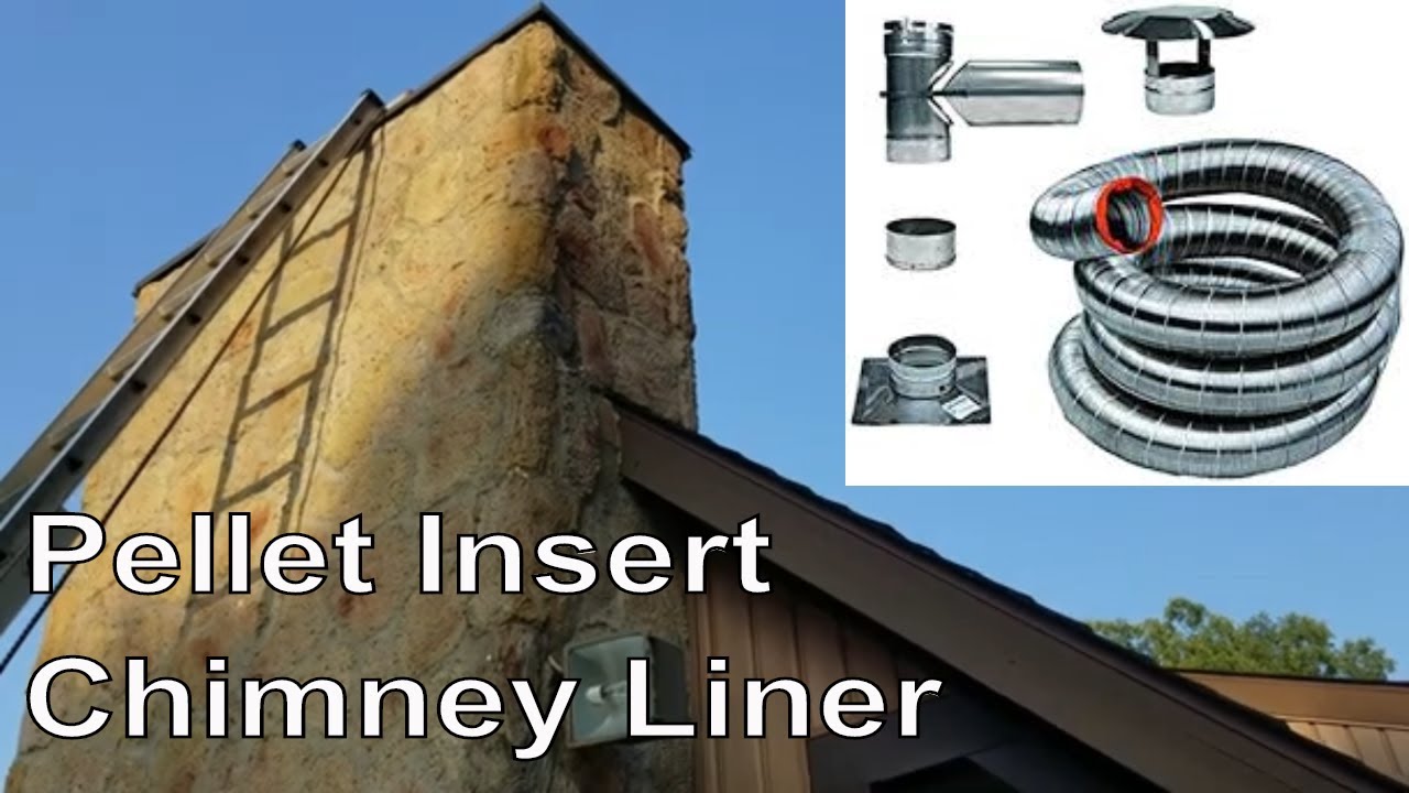 Pellet Stove Insert Chimney Liner Installation