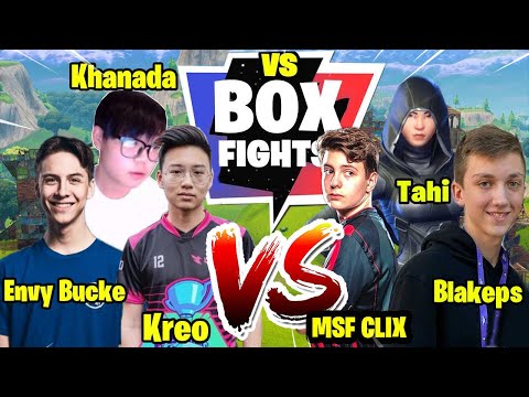 Khanada, Bucke, Kreo 3v3 CLIX, Blakeps, Tahi | BOX FIGHT WAGER THEN THIS HAPPENED | FORTNITE CITY