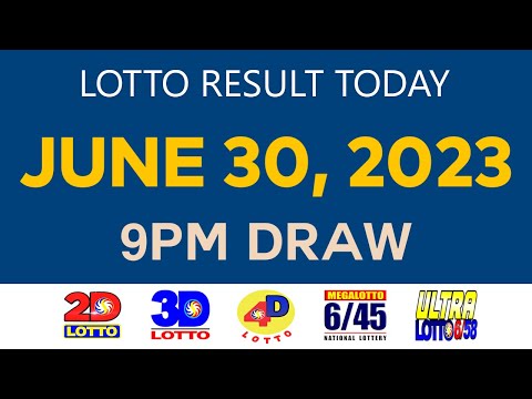 [Friday] Lotto Result Today JUNE 30 2023 9pm Ez2 Swertres 2D 3D 4D 6/45 6/58 PCSO