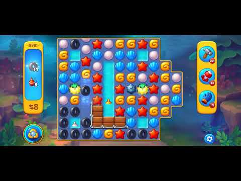 Fishdom level 9991 no boosters フィッシュダム ノーマル