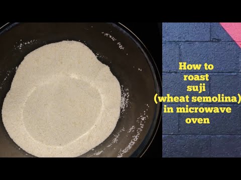 YouTube video about: How to roast rava in microwave?
