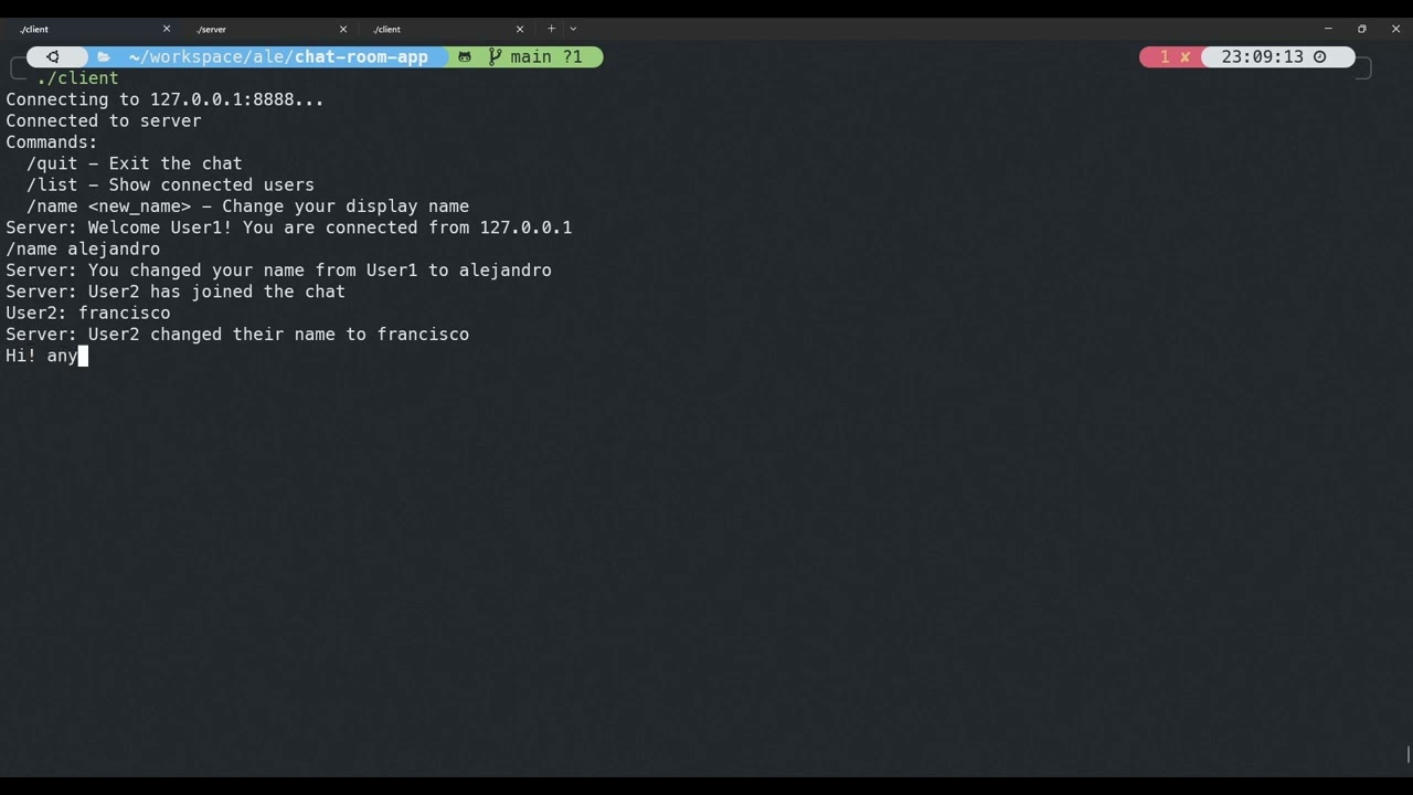 Chat Room
Application