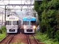 京王井の頭線　西永福町駅　撮影記録　①（レインボーカラーラッピング） keio inokashira line west eifukucho station picture record