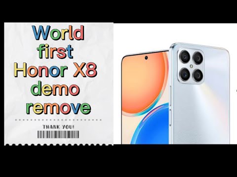 Honor x8 tfy-lx2 demo remove successfully done