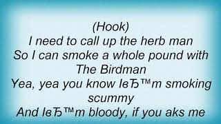 Birdman - Smokin Weed Countin Money Lyrics