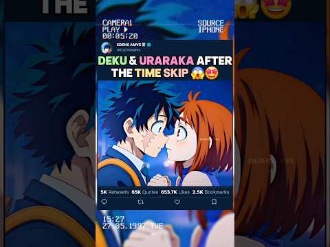 Deku se preocupa por Uraraka 🫣🔥 | #myheroacademia #edit #amv #mha #anime