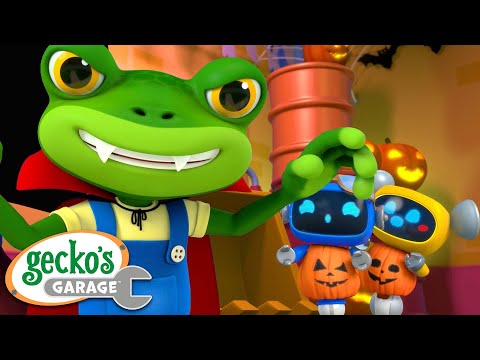 Gecko's Garage is HAUNTED! | Gecko's Halloween | Gecko's Garage | Cartoons For Kids
