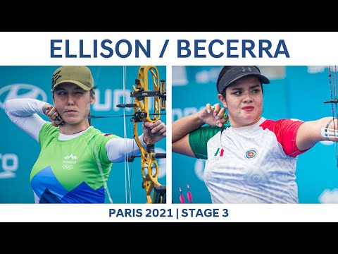 Toja Ellison v Andrea Becerra – compound women bronze | Paris 2021 Hyundai Archery World Cup S3