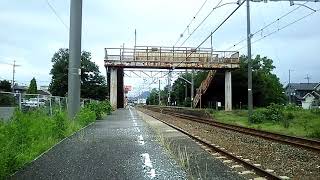 【置き換え進む2000系】JR四国 粟井駅 N2000系3両高松→松山転属回送(第3陣)車 到着
