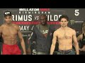 Weigh Ins | Bellator Birmingham