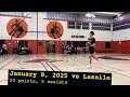 January 08 2025 Bishop Alexander Carter Vs Lasalle Tristan Imgrund Highlights