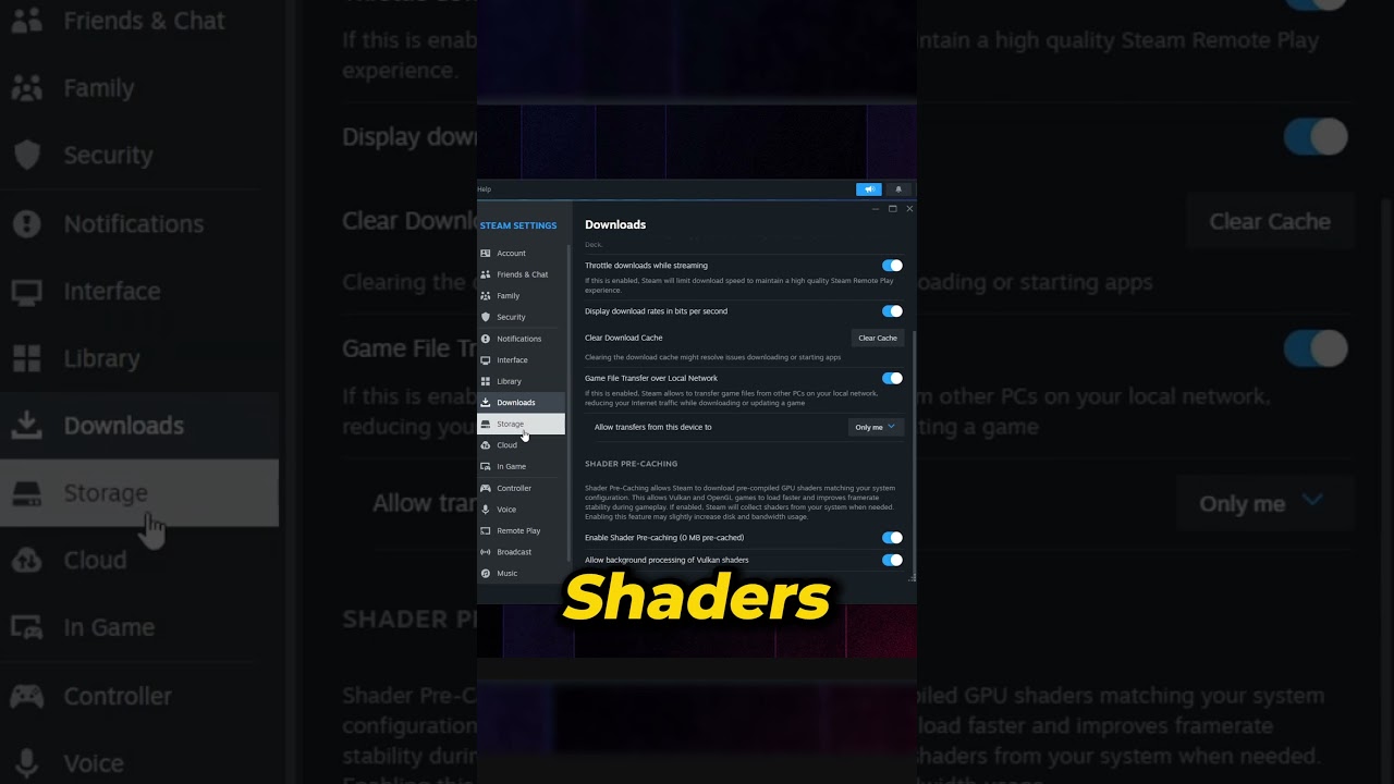 OPTIMIZED STEAM SETTINGS (2024) #steam