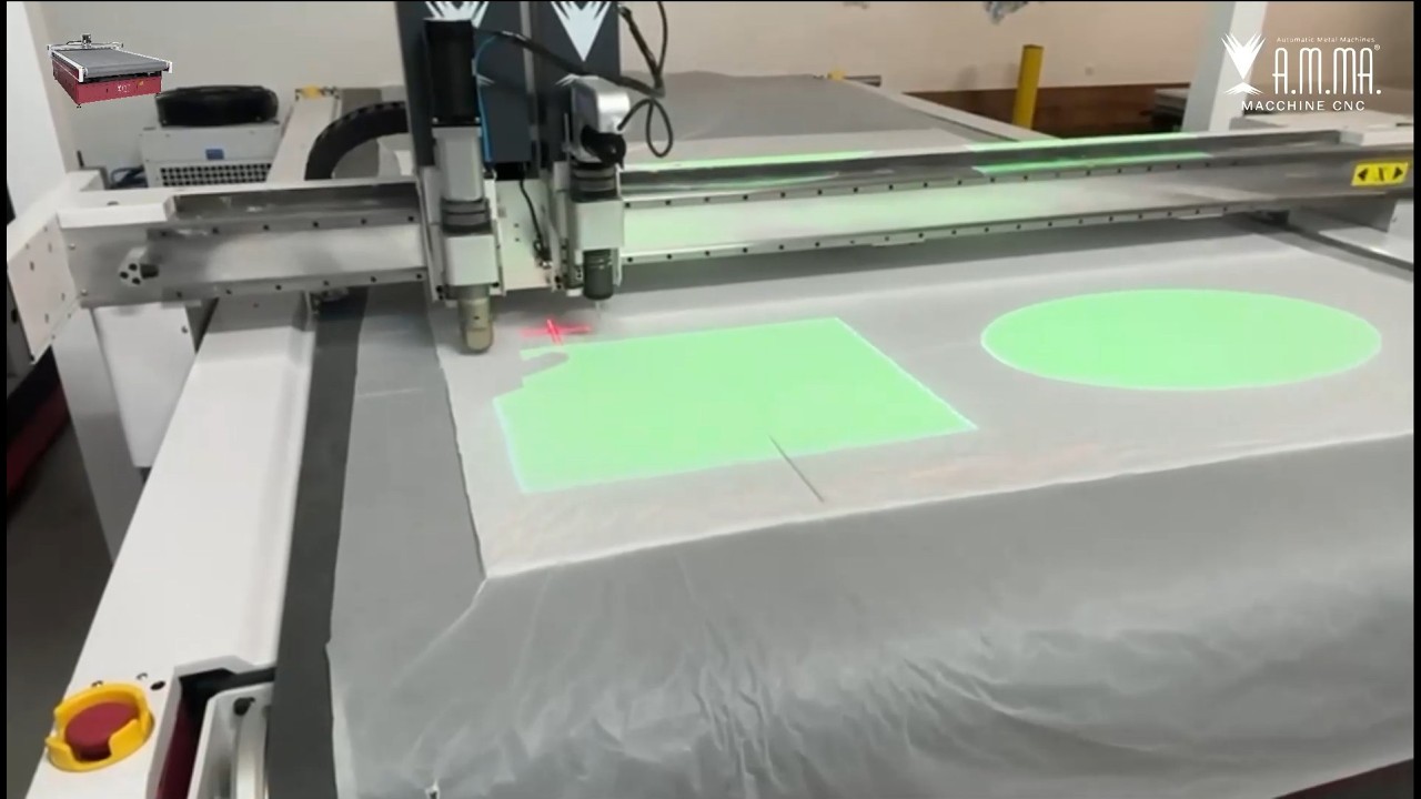 Taglio 4 strati ovatta poliestere con sistema Tang It Evo AMMA
