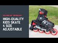 ROLLERBLADE Inline-Skates Microblade Schwarz/Rot, 33-36.5 ROLLERBLADE Inline-Skates Microblade Schwarz/Rot, 33-36.5