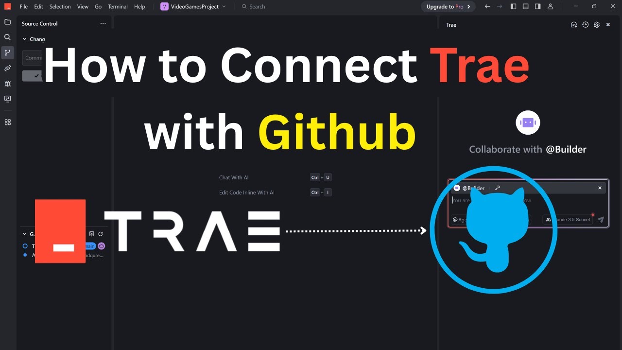 How to Connect GitHub to Trae AI ( Step by Step)