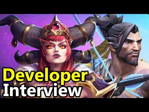♥ Blizzcon 2017 Developer Interview w/ The Alexstrasza & Hanzo Designers - Heroes of the Storm HotS