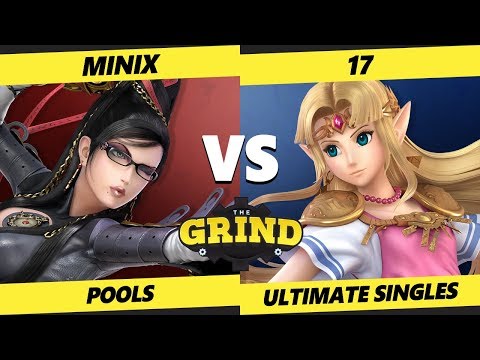 Smash Ultimate Tournament - Minix (Bayonetta, Dark Samus) Vs. 17 (Zelda) - The Grind 83 Pools