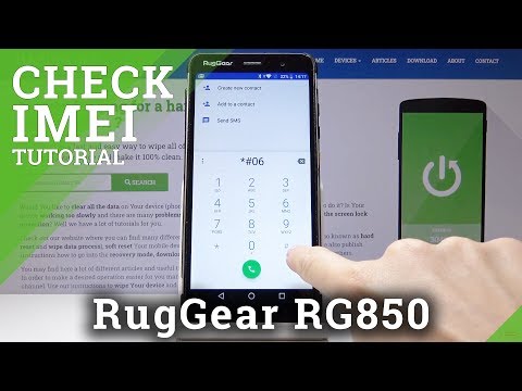 How to Locate IMEI Number in RUGGEAR RG850 – IMEI & Serial Number