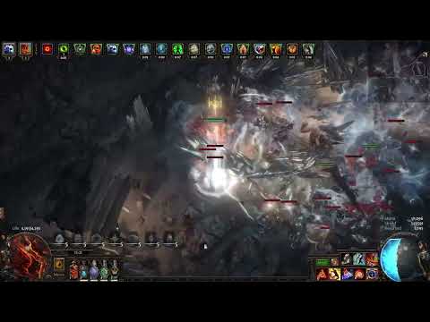 POE 3.21 Fire Trap / Frostblink Elementalist | Simulacrum Wave 30