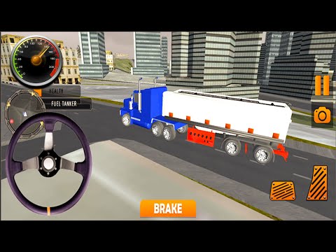 Offroad Hill Side Oil Tanker Transporter Cargo -  Oil Tanker - Android Gameplay#2 #Short