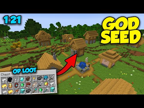 BEST OP Loot Survival/Hardcore/Speedrun Seed for Java 1.21