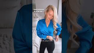 ?HOW TO WEAR A BUTTON UP SHIRT WOMEN | FASHION HACKS 2023 #shorts #shortsvideo #fashionhacks