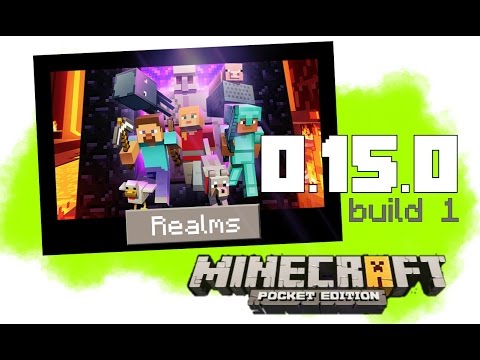 REALMS Update | Minecraft PE 0.15.0 | MCPE News