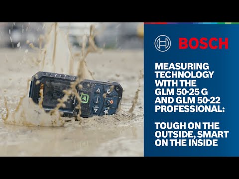 Bosch lazerinis atstumo matuoklis GLM 50-22 2x1.5V, 0,05-50m video