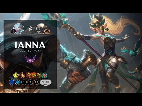 Janna Support vs Pantheon - EUW Master Patch 12.16