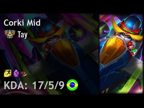 Corki Mid vs Azir - Tay - BR Challenger Patch 7.19