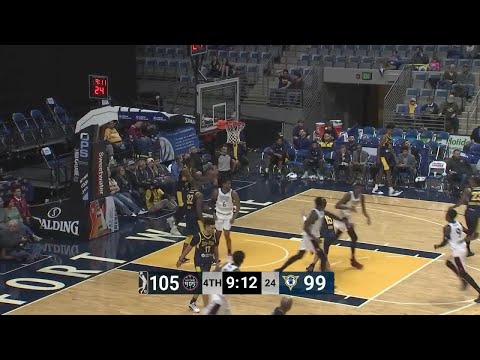Deng Adel with one of the day's best assists