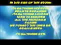 Trapt -  Living In The Eye Of The Storm (Lyrics )
