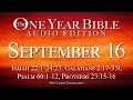 September 16 One Year Bible Audio Edition
