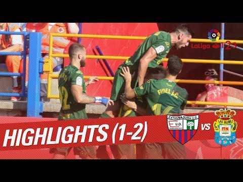 Resumen de Extremadura UD vs UD Las Palmas (1-2)