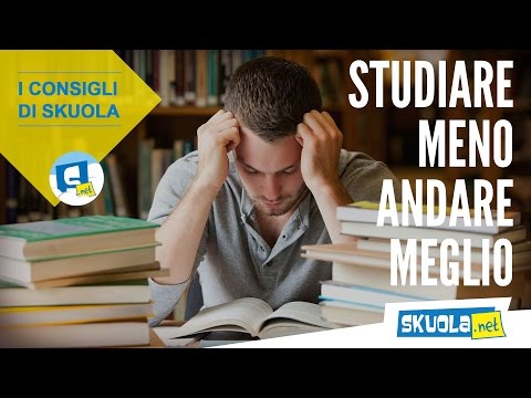 Studiare meno, andare meglio (Parte1)